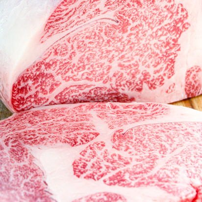 100% Japanese Wagyu Beef, known as Kobe Beef, A-5 Grade, Ribeye Steaks
